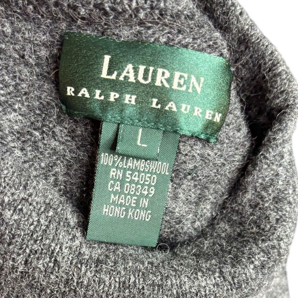 Ralph Lauren Lambswool Colorful Striped Sweater Size Large - Picture 2 of 10